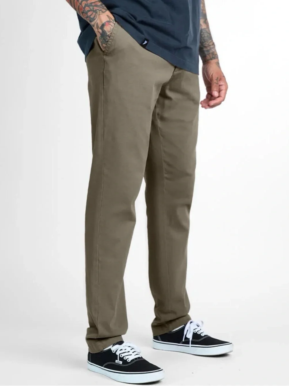 COVE 34/34 Men's light brown Straight Fit Pants